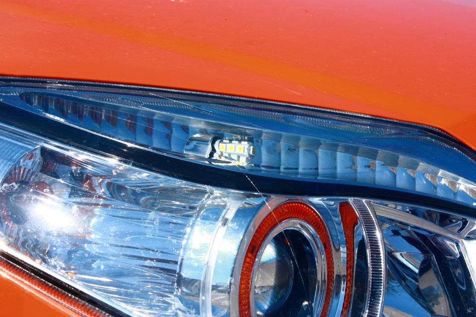 Светодиодная " кукурузка " ))) — Geely MK Cross, 1,5 л., 2012 года ...