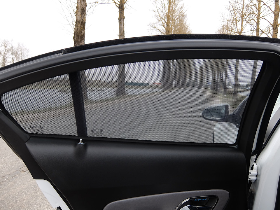 Установил каркасные шторки! — Chevrolet Cruze (1G), 1,6 л, 2014 года ...