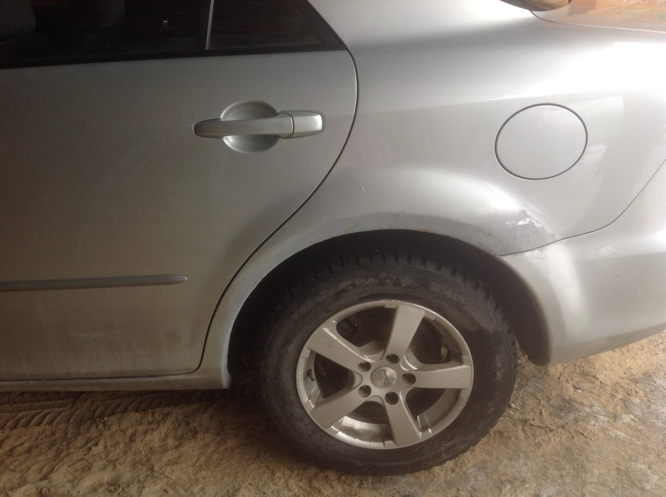 Крыло — Mazda 6 (1G) GG, 2 л, 2003 года | кузовной ремонт | DRIVE2