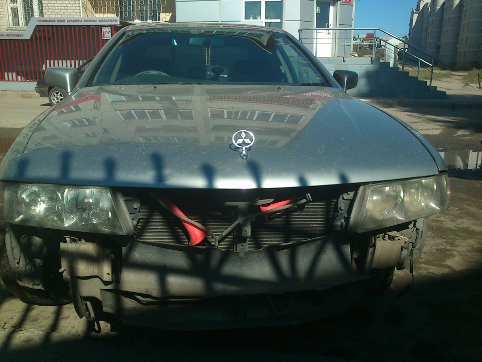 Красим бампер! — Mitsubishi Diamante (2G), 2,5 л, 1999 года | кузовной ...