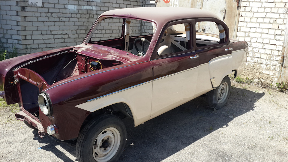 долгожданная сборка авто — Москвич 407, 1,1 л, 1962 года | своими ...