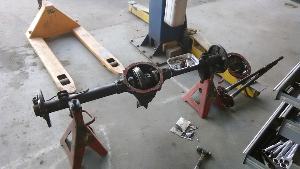 Минус крышка и полуоси. — Jeep Cherokee (XJ)