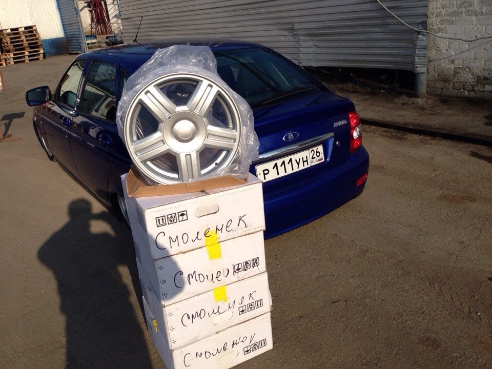 Заказал ТОРУСЫ на зиму — Lada Приора седан, 1,6 л, 2009 года | колёсные ...