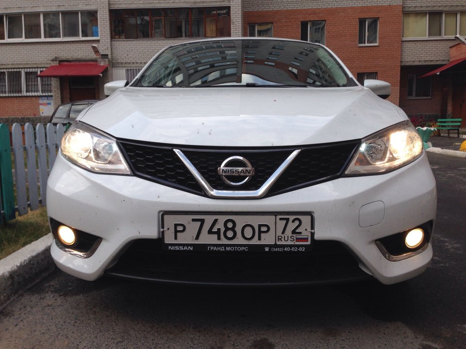 LED габариты — Nissan Tiida (2G), 1,6 л, 2015 года | тюнинг | DRIVE2