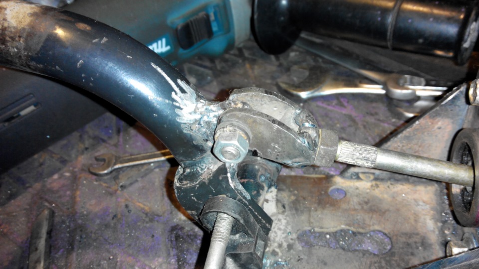 Установка ЗДТ+ новый вариант гидро ручника. — Lada 21061, 1,5 л, 1997 ...