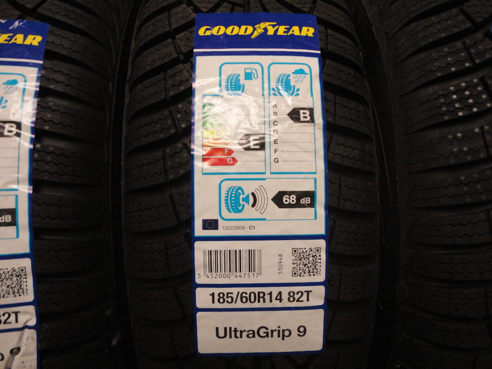 185 60 14. Шины Goodyear ULTRAGRIP 9 185/60 r14 82t TL.