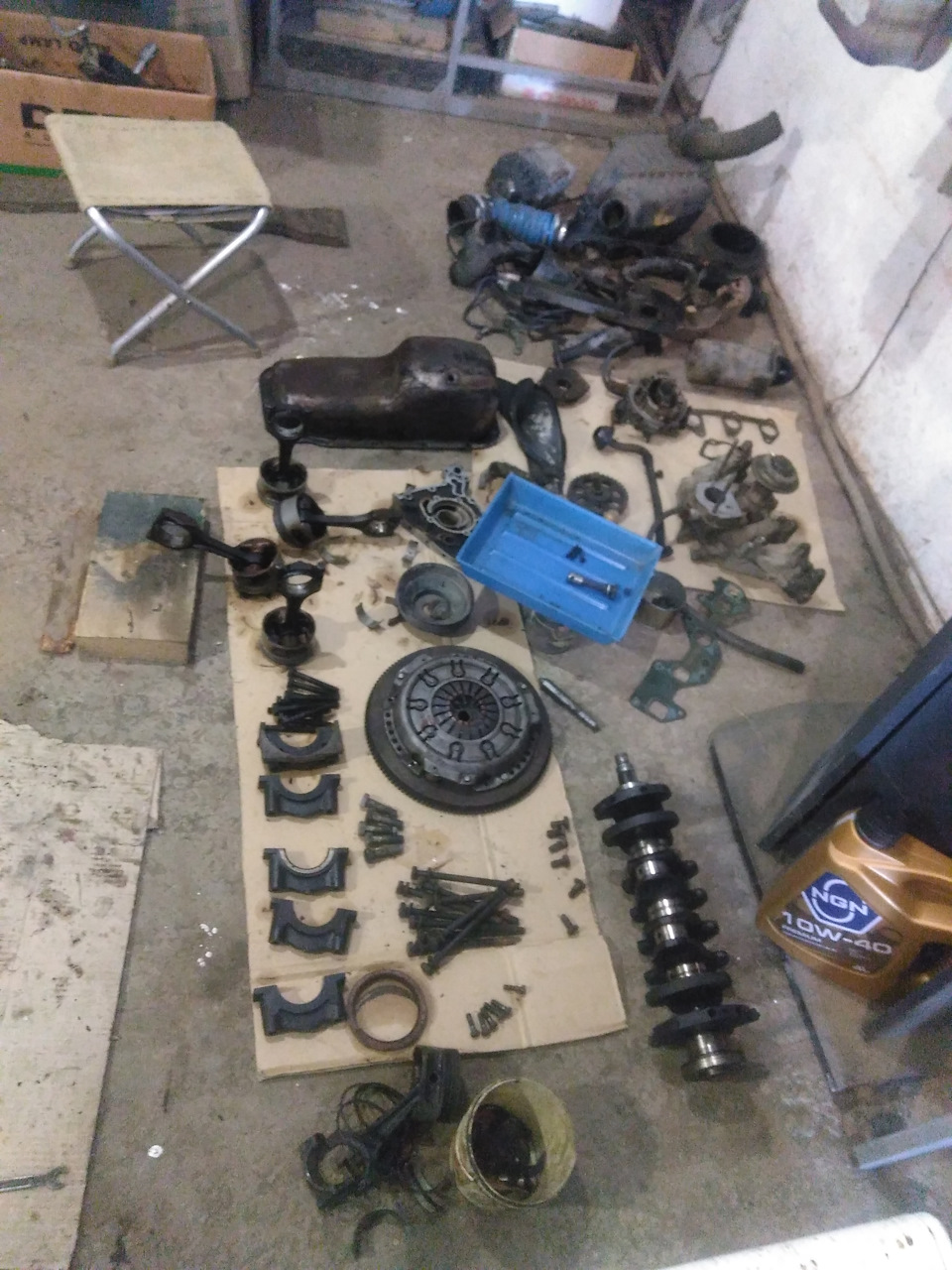 Завели орла! Капремонт ДВС завершен! — Opel Vectra A, 1,6 л, 1990 года ...