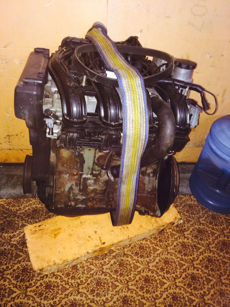 Снятие движка и коробки — Lada Приора Купе, 1,7 л, 2010 года | тюнинг ...