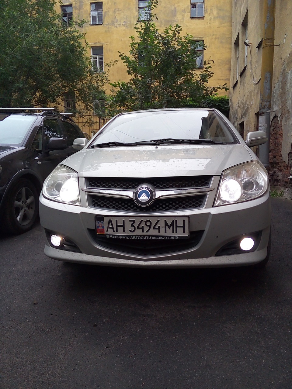 geely mk cross лампы