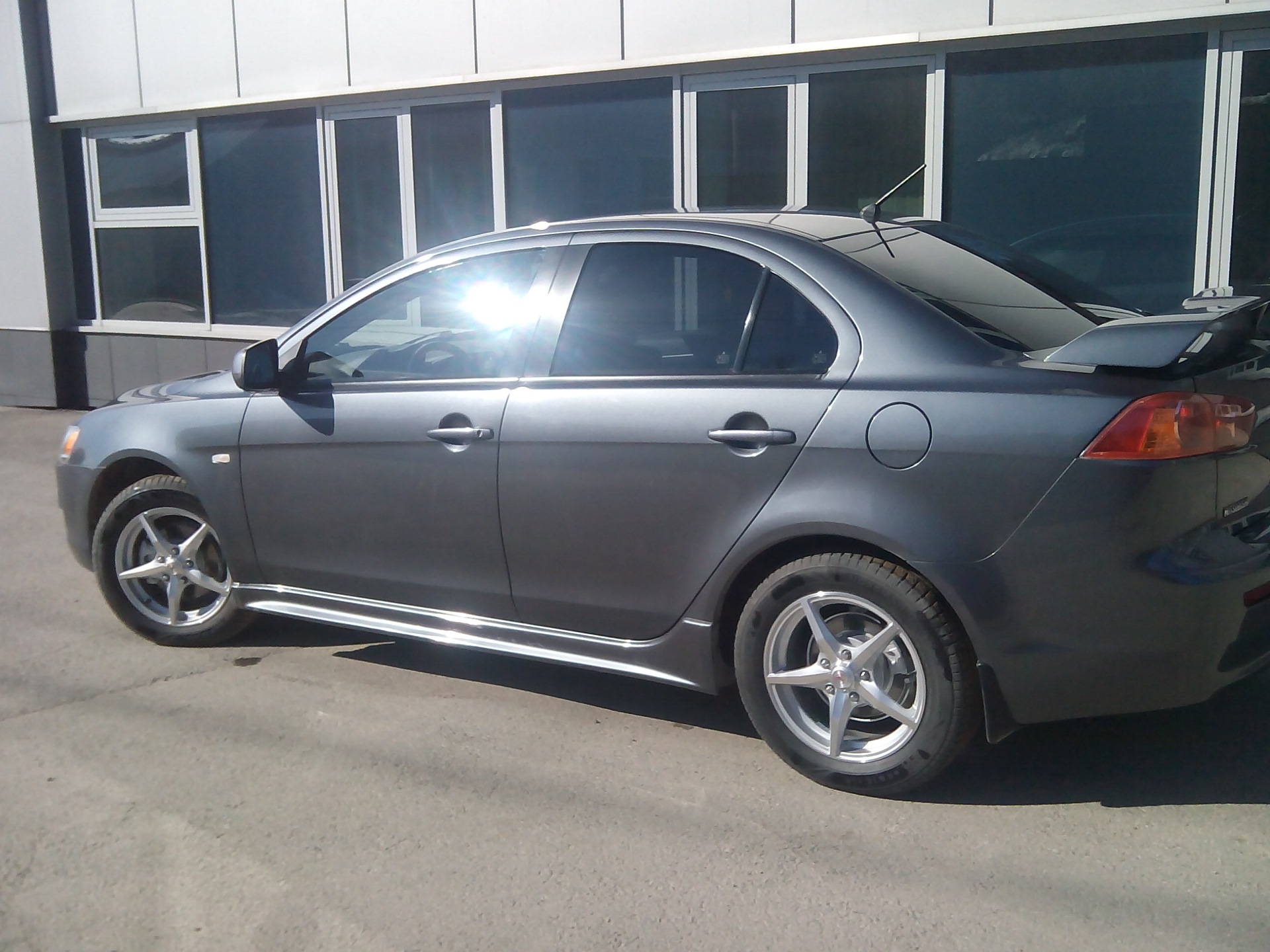 Поставил китайцев NZ — Mitsubishi Lancer X, 1,8 л, 2008 года | колёсные  диски | DRIVE2