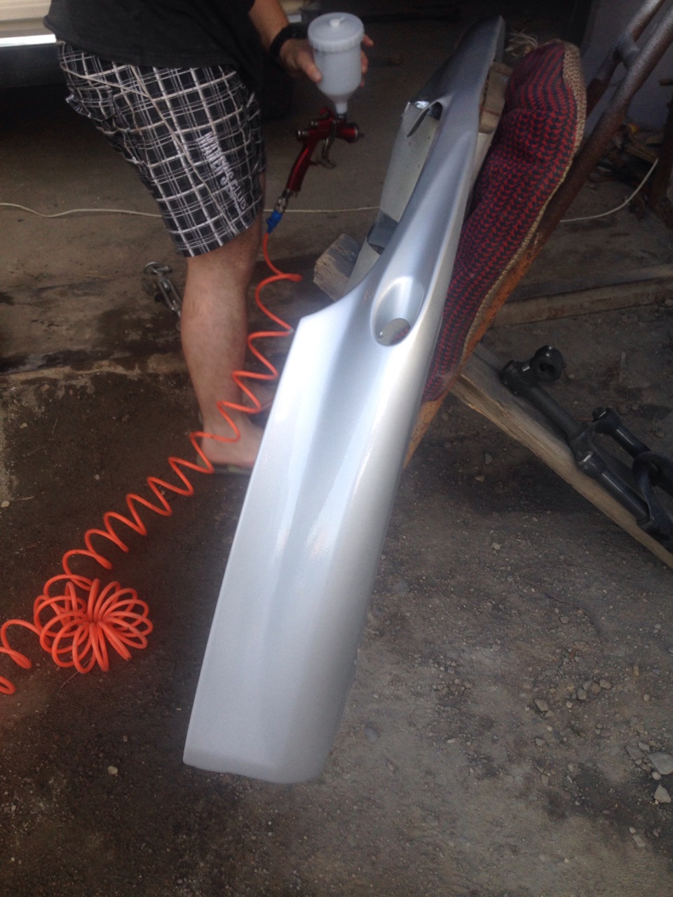 Восстановление лака на карбоновом капоте и элероны своими руками ...