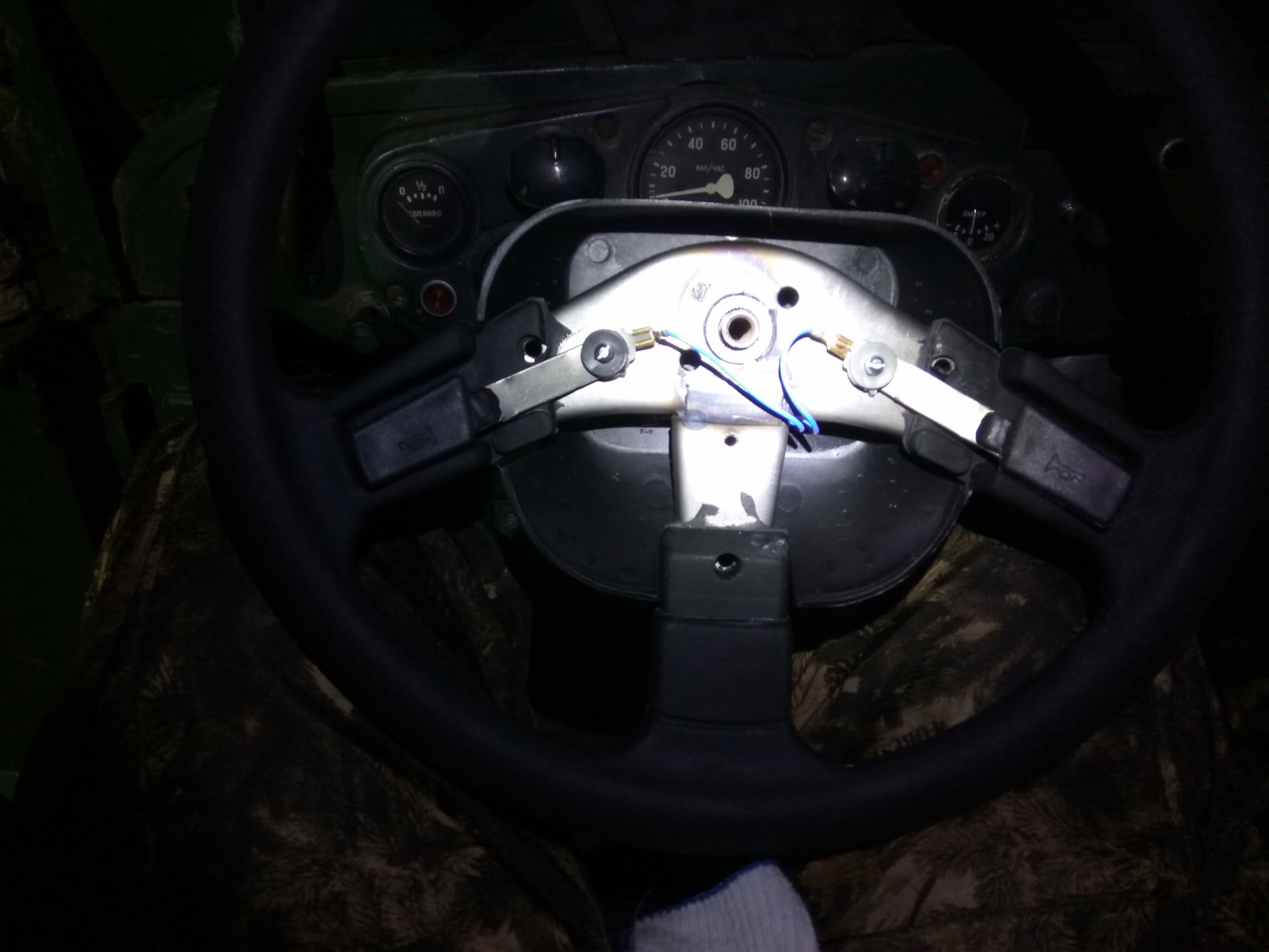 Новый руль — ГАЗ 69, 2 л, 1972 года | тюнинг | DRIVE2