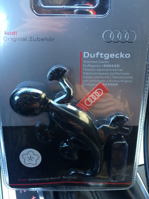 Audi Duftgecko/Lufterfrischer, schwarz, 000087009D