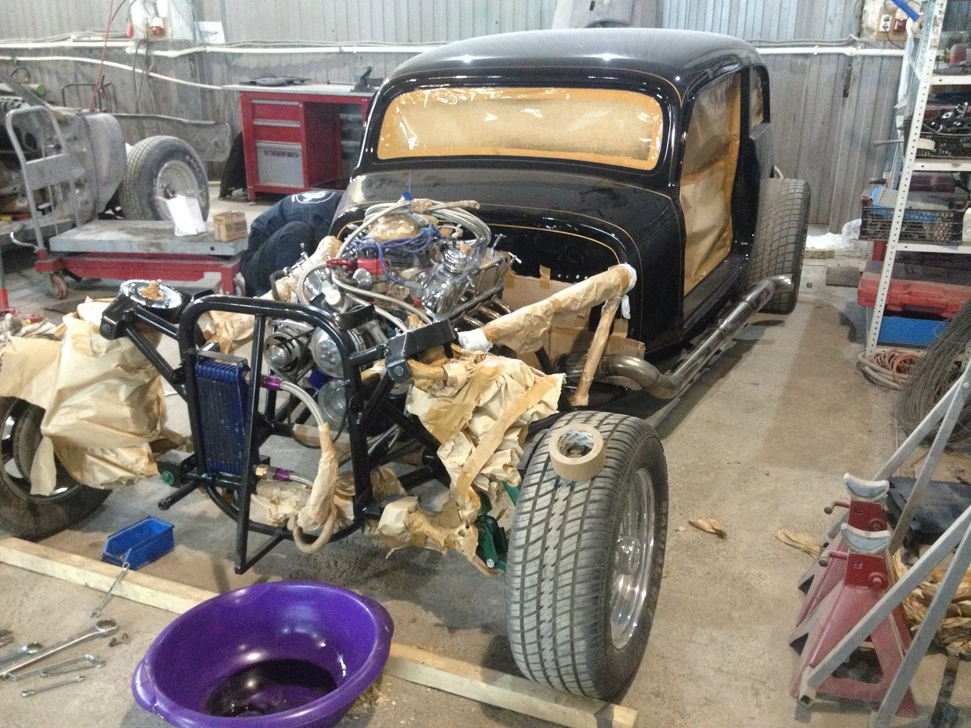 И вот наконец, начали долгожданную сборку машины))) — Хот-Род от КОЛЁС ...