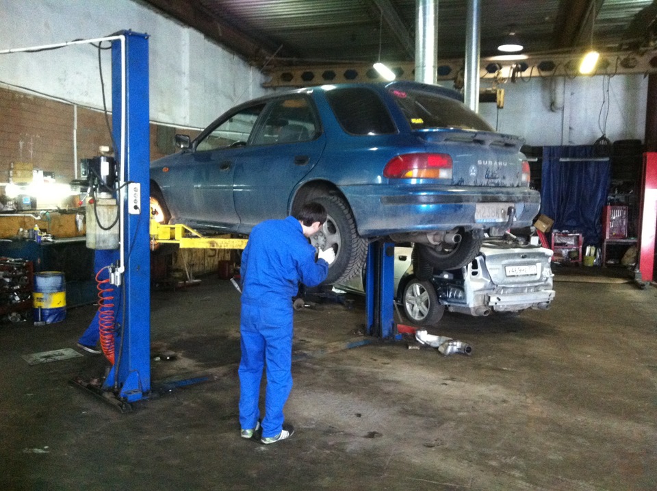 Диагностика мкпп в техцентре SUBA.RU — Subaru Impreza (GC, GF), 2 л ...