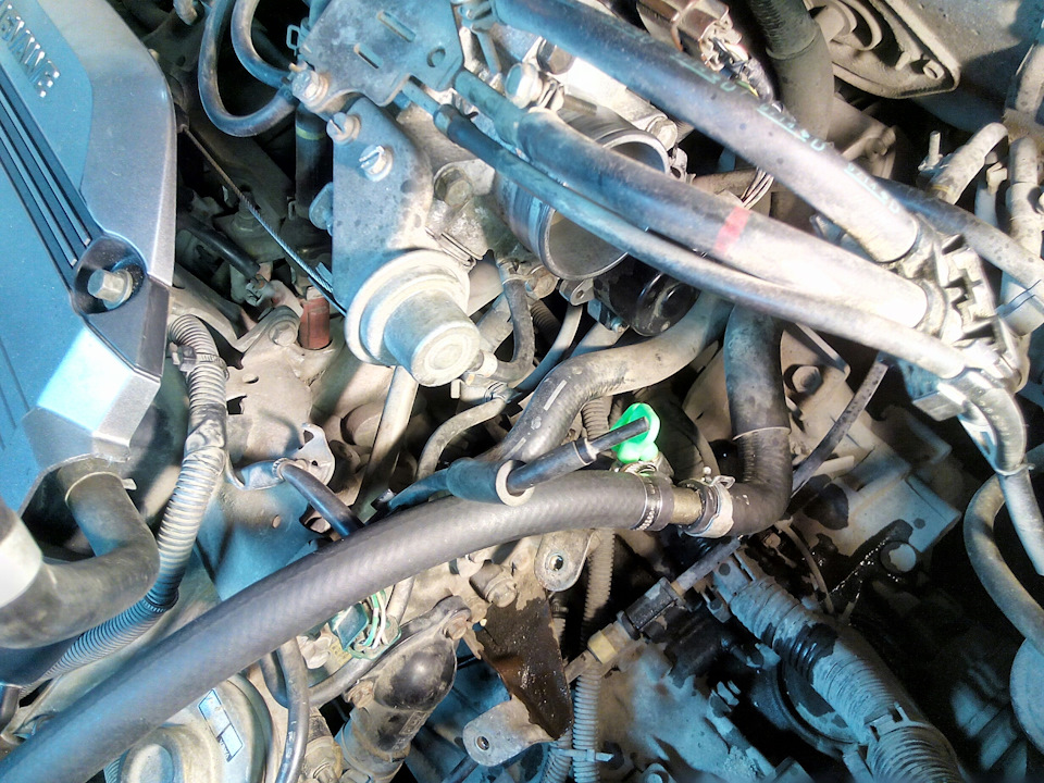 Переврезка котла подогрева — Nissan Sunny (B15), 1,5 л, 1999 года ...