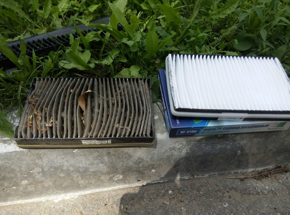 Новые габаритки и замена салонного фильтра. — Lada Калина хэтчбек, 1,6 ...