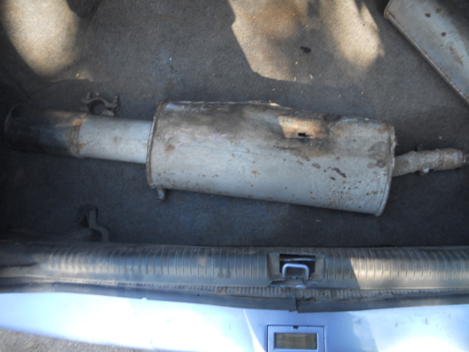 Замена пламегасителя и конечной выхлопной банки — DRIVE2