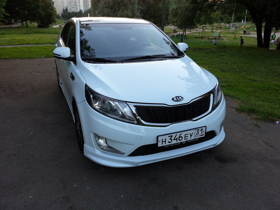 Kia rio тюнинг бампер