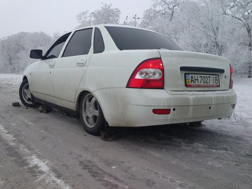 Донецк-Запорожье! — Lada Приора седан, 1,6 л, 2012 года | фотография ...