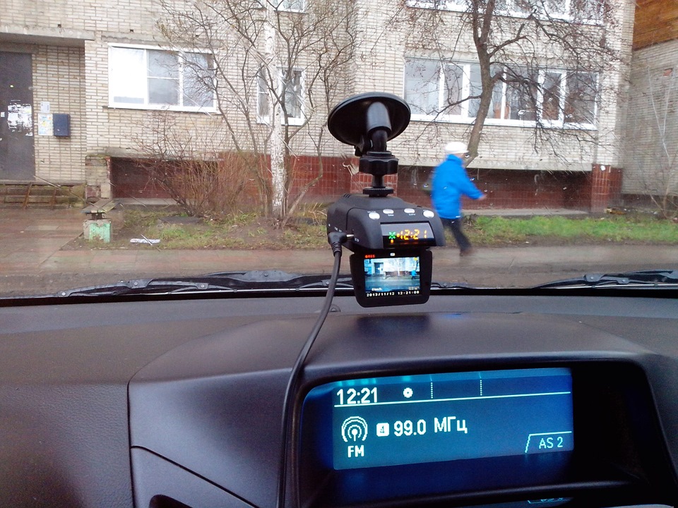 Радар детектор + видео регистратор — Chevrolet Orlando (1G), 1,8 л ...