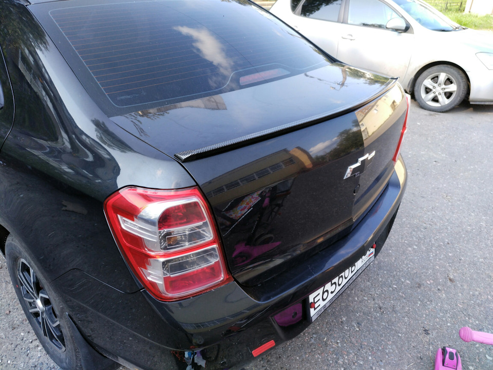 Типо спойлер — Chevrolet Cobalt (2G), 1,5 л, 2013 года | стайлинг | DRIVE2