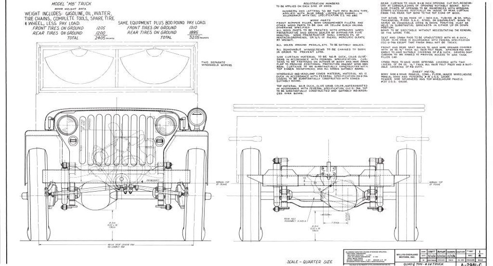 Автомобиль газ 67б чертежи