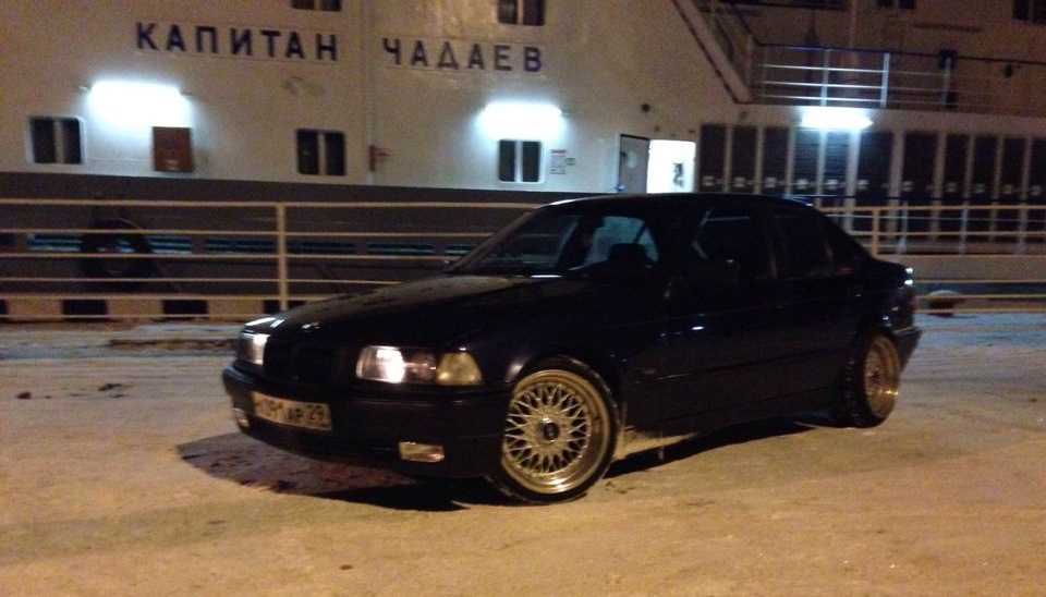 Зимушка-зимааа — BMW 3 series (E36), 1,8 л, 1991 года | шины | DRIVE2