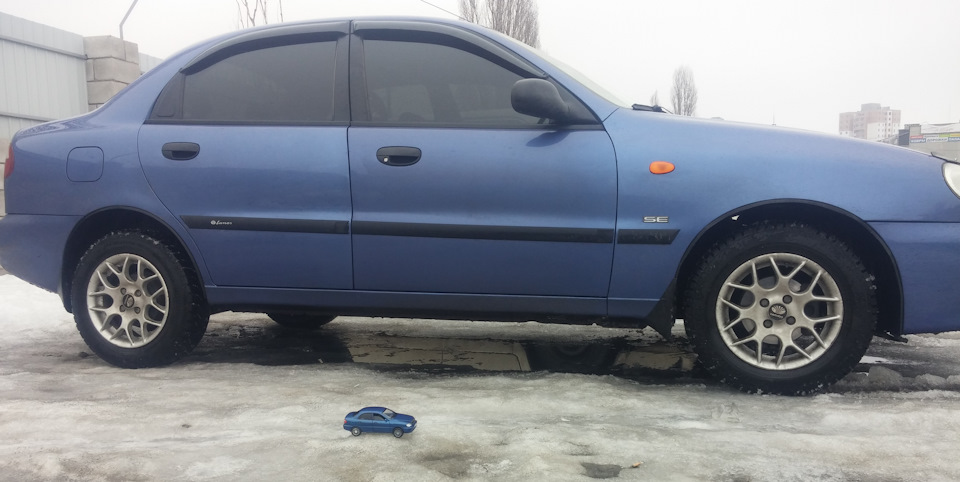 Mini Sиний или моделька Ланос 1:22 — Daewoo Lanos, 1,5 л, 2008 года ...