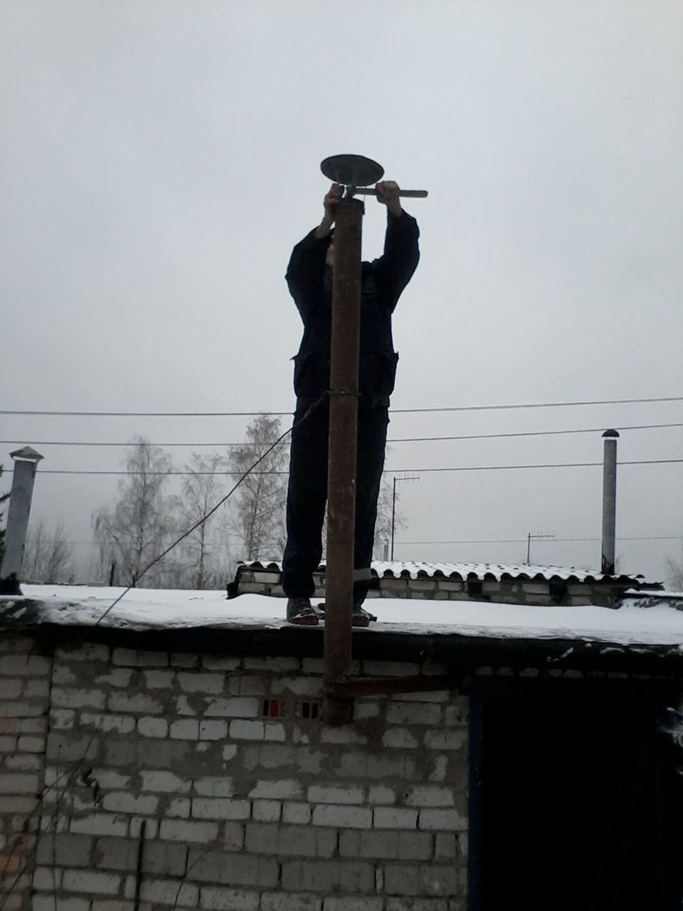 Обустраиваем гараж, утепление путем установки печьки — Lifan Solano, 1 ...