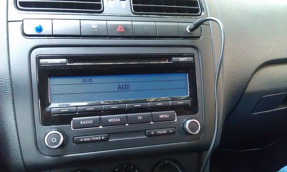 подключение радио в машине фольксваген пол
