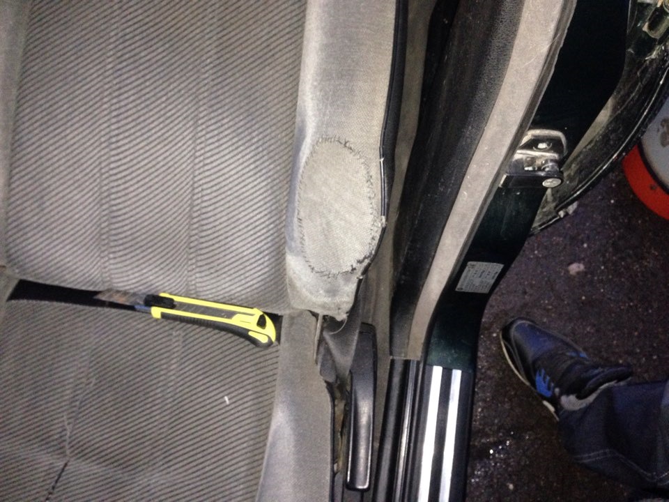 ремонт боковины сидения;) — BMW 5 series Touring (E34), 2,5 л, 1993 ...