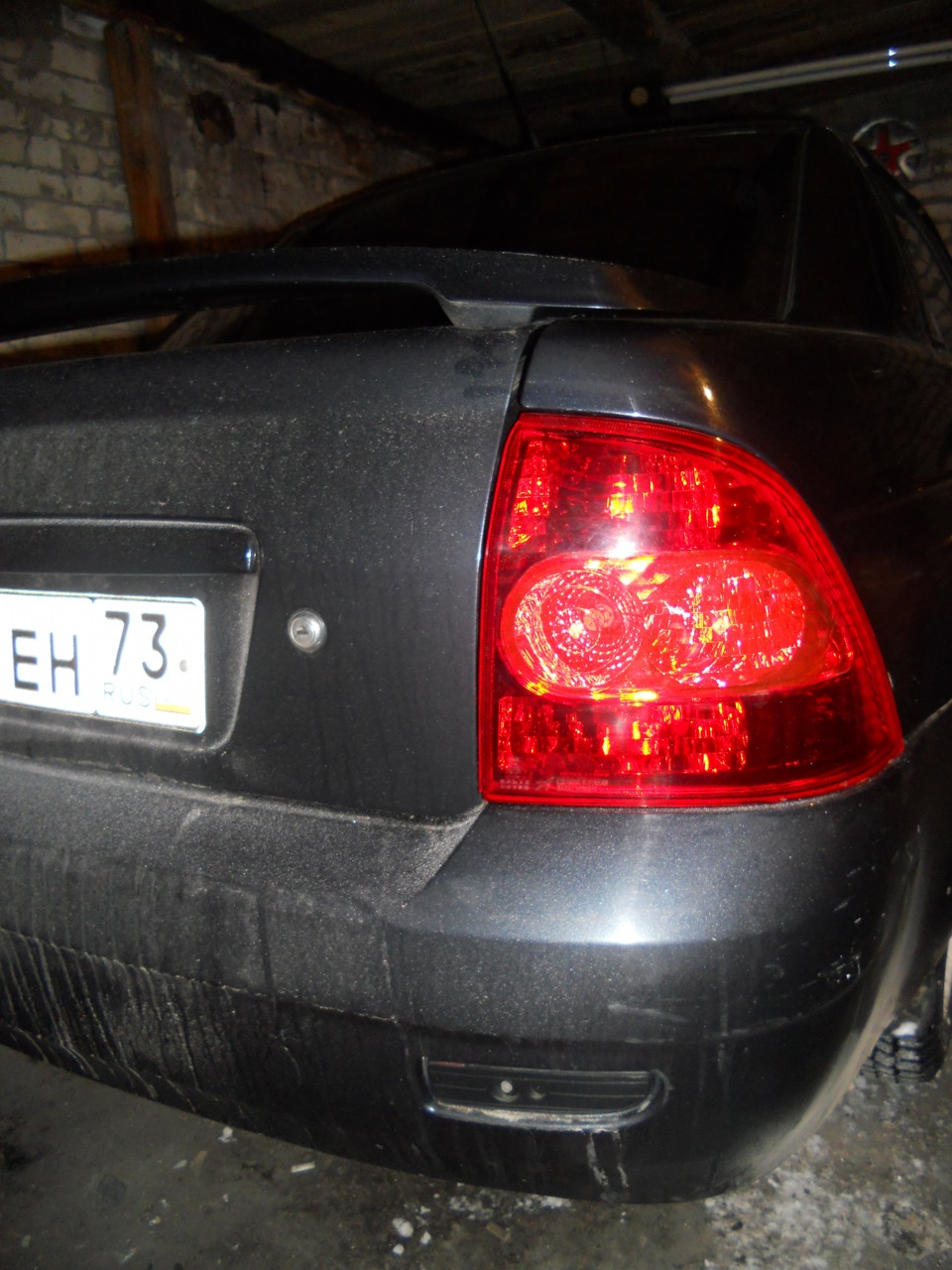 Закатал стопари — Lada Приора седан, 1,6 л, 2007 года | тюнинг | DRIVE2