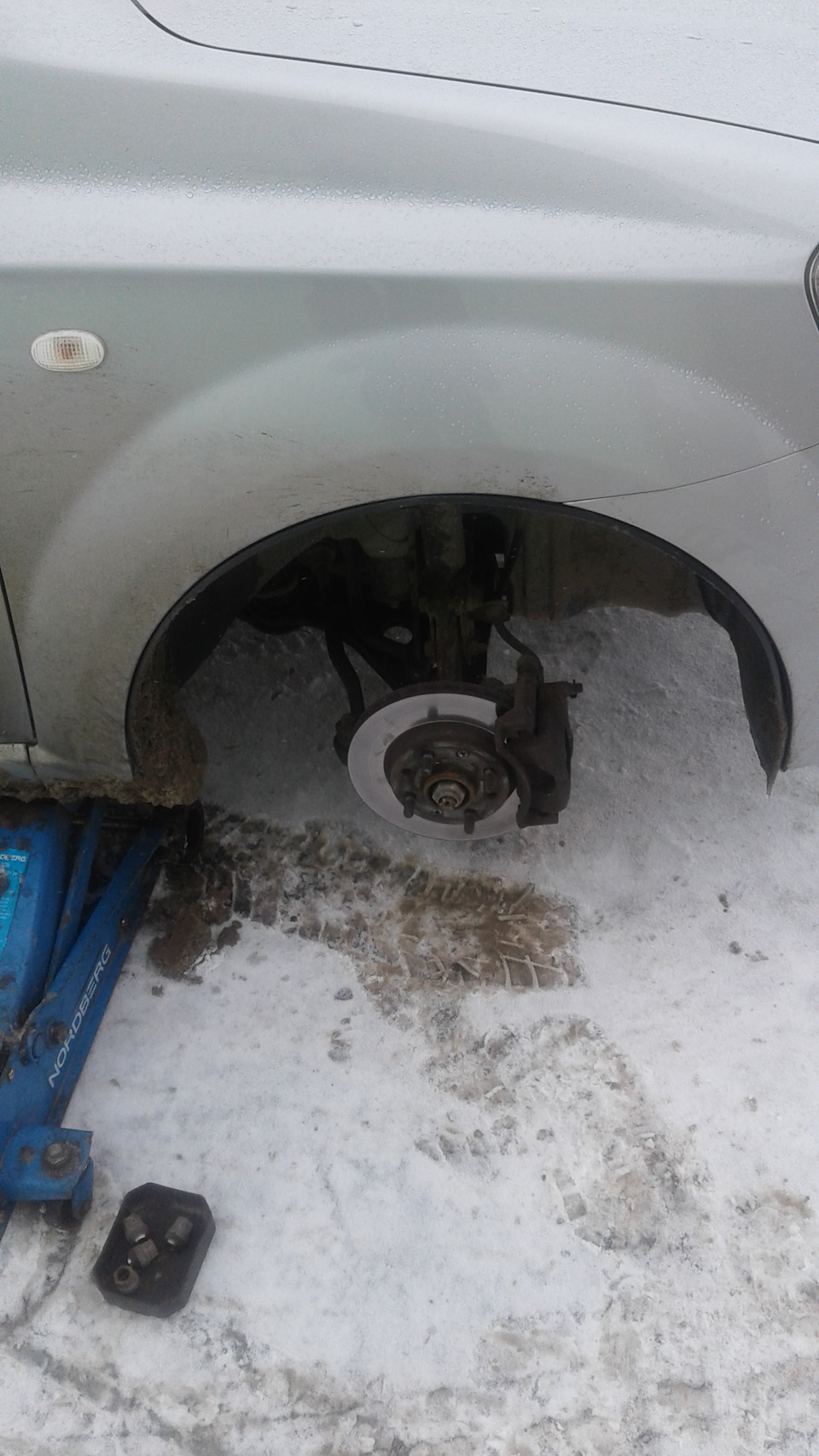 Обкатка штампованного диска — Chevrolet Aveo Sedan (1G), 1,4 л, 2010 ...