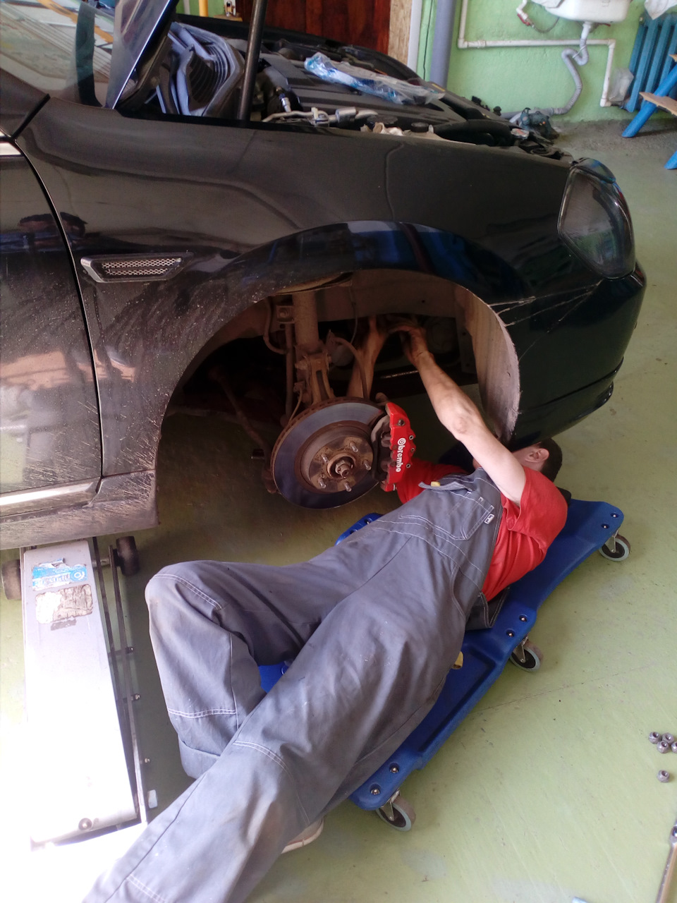 Обводной ремень — Nissan Teana (J31), 2,3 л, 2004 года | визит на ...