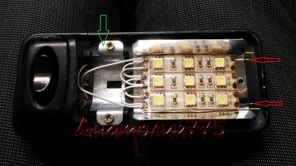 Освещение салона ваз 2109 переделка