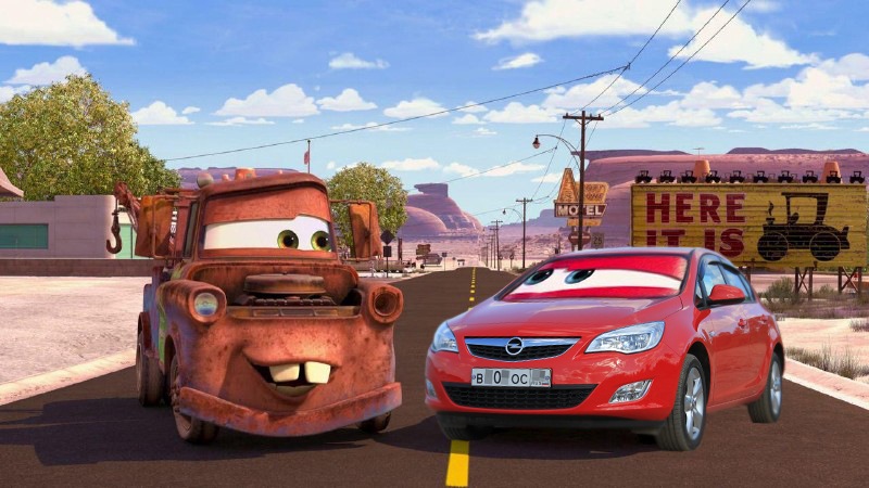 pixar cars opel