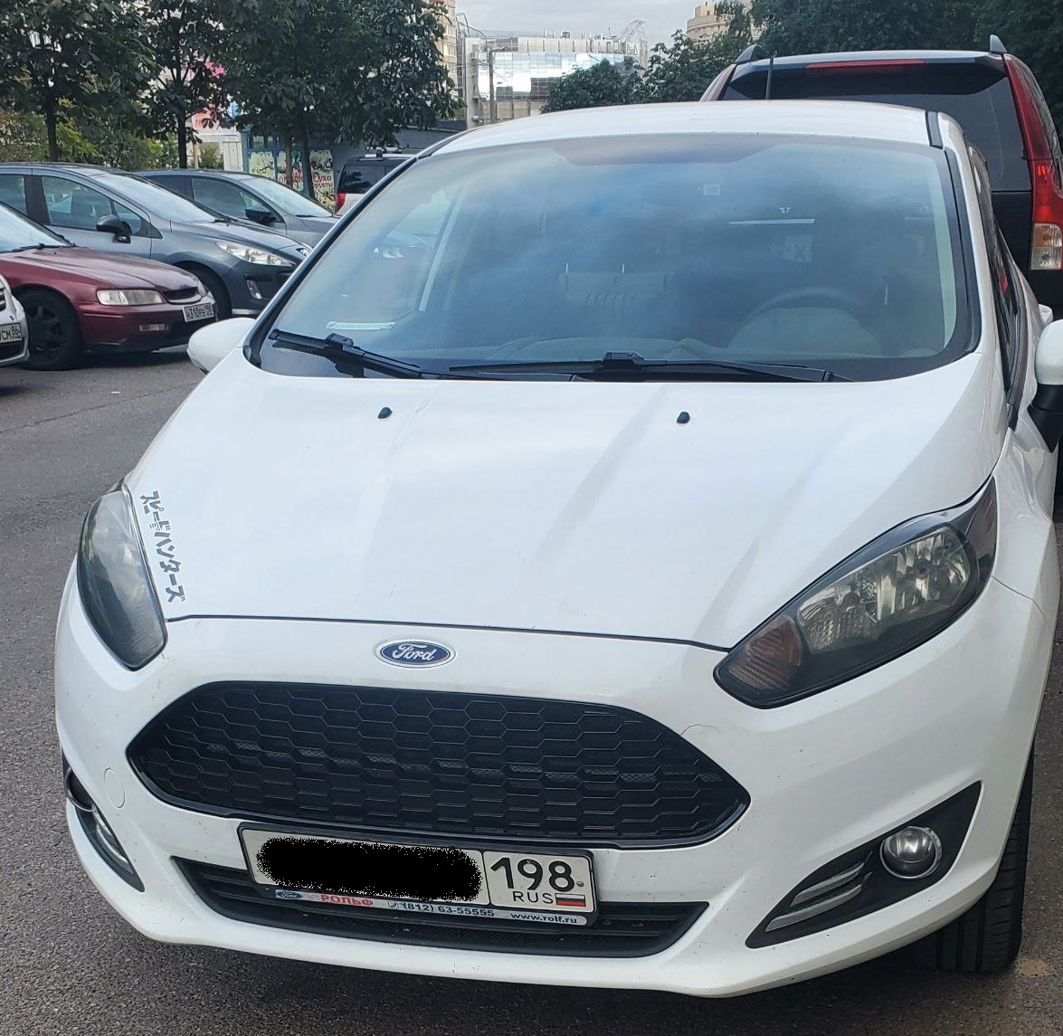 Ford fiesta, ДХО LED полоской, новые фары с линзами, мучения и поиски ...