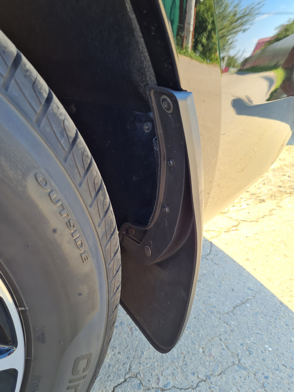 брызговики на весту