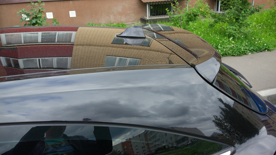 Плавник вместо короткой антенны — Opel Astra H GTC, 1,8 л, 2007 года ...