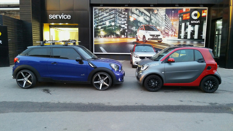 MINI vs smart — СМАРТРИУМ на DRIVE2