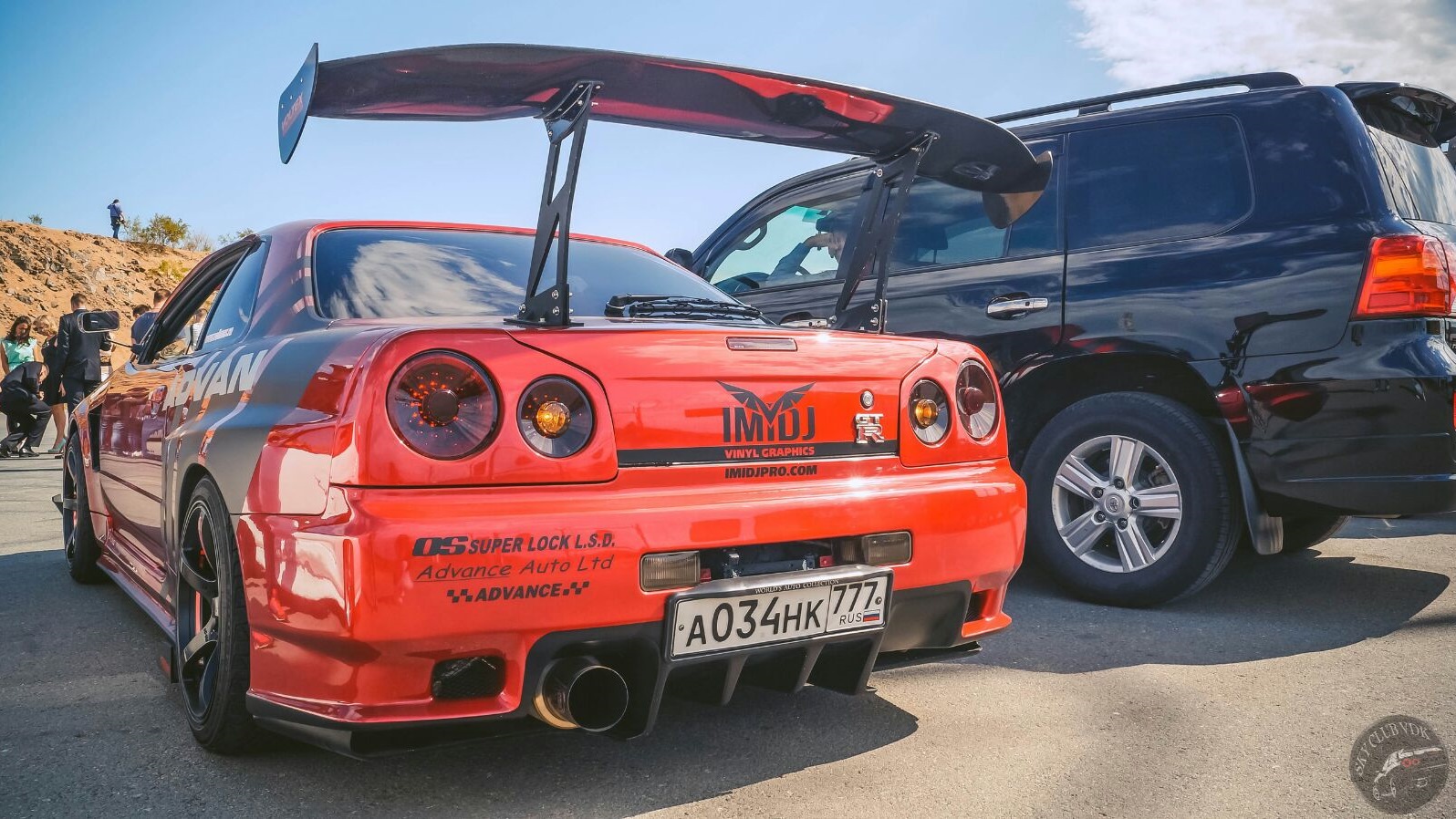 Nissan Skyline r34 Tuning Vinyl