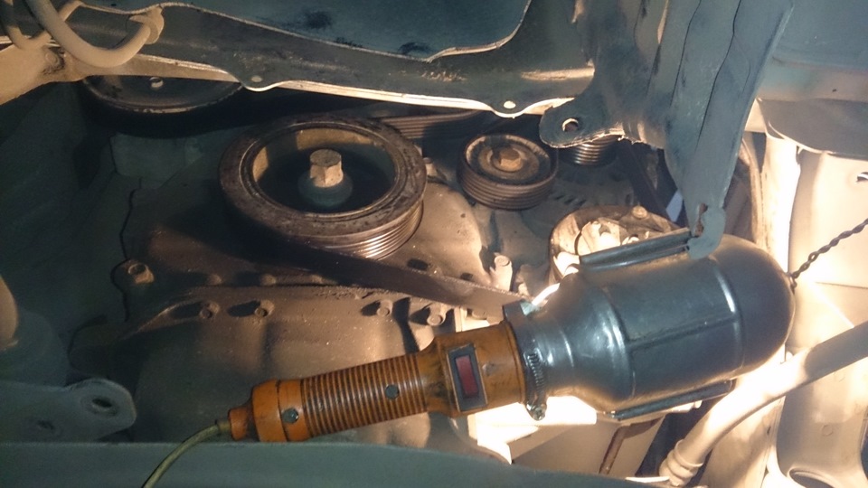 Слетел приводной ремень генератора — Mitsubishi Lancer X, 1,8 л, 2008 ...