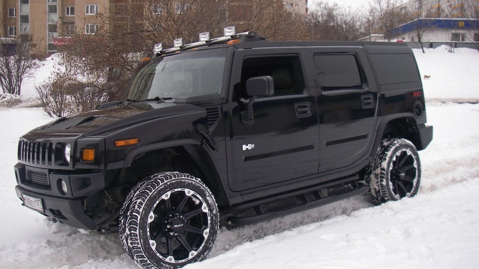 Hummer h2 черного цвета