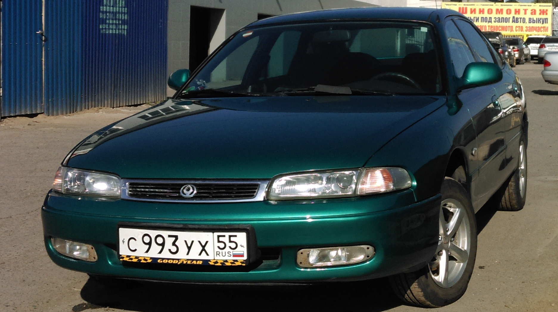 Mazda 626 IV (GE) 1.8 бензиновый 1997 | Зеленый металлик на DRIVE2