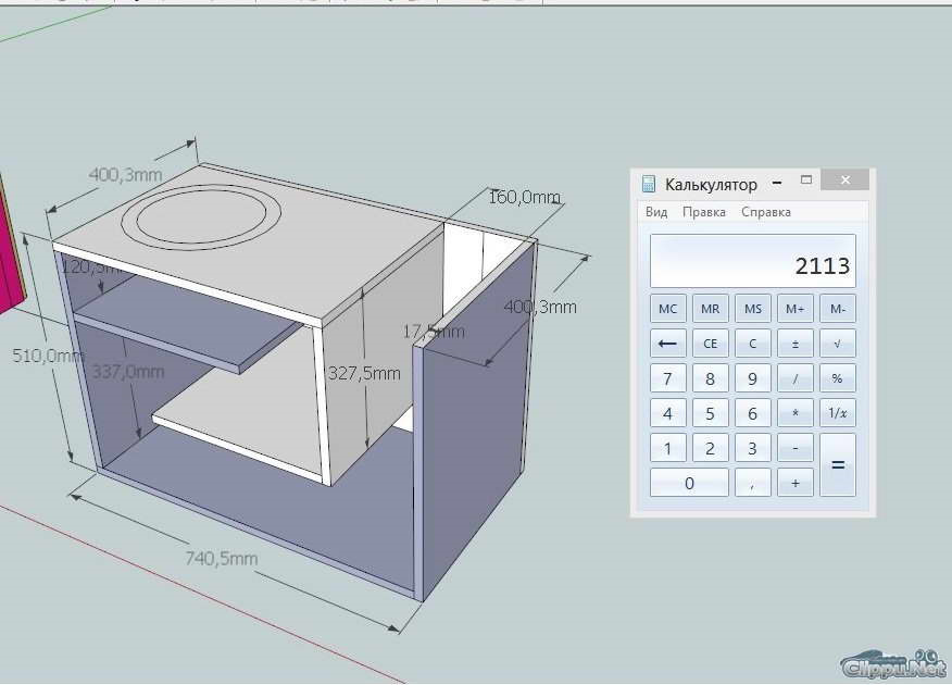 Калькулятор сабвуфера для расчета короба