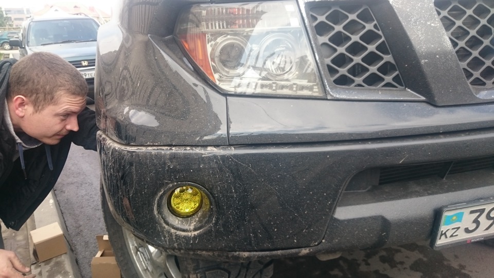 Противотуманки от Тена! Рендж… — Nissan Frontier (2G), 4 л, 2005 года ...