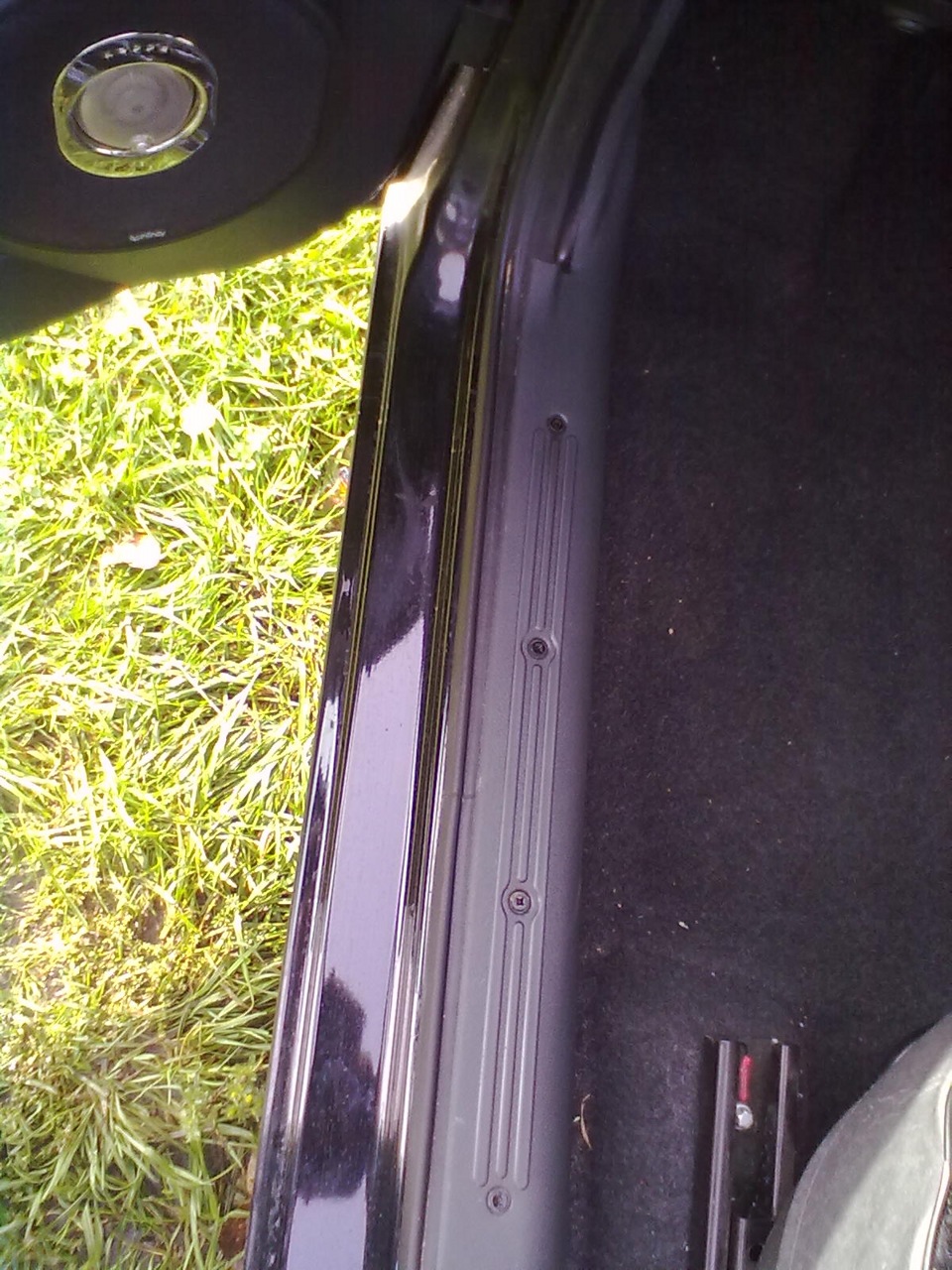 8) Пороги от Калины — Lada Гранта (1G), 1,6 л, 2012 года | аксессуары ...