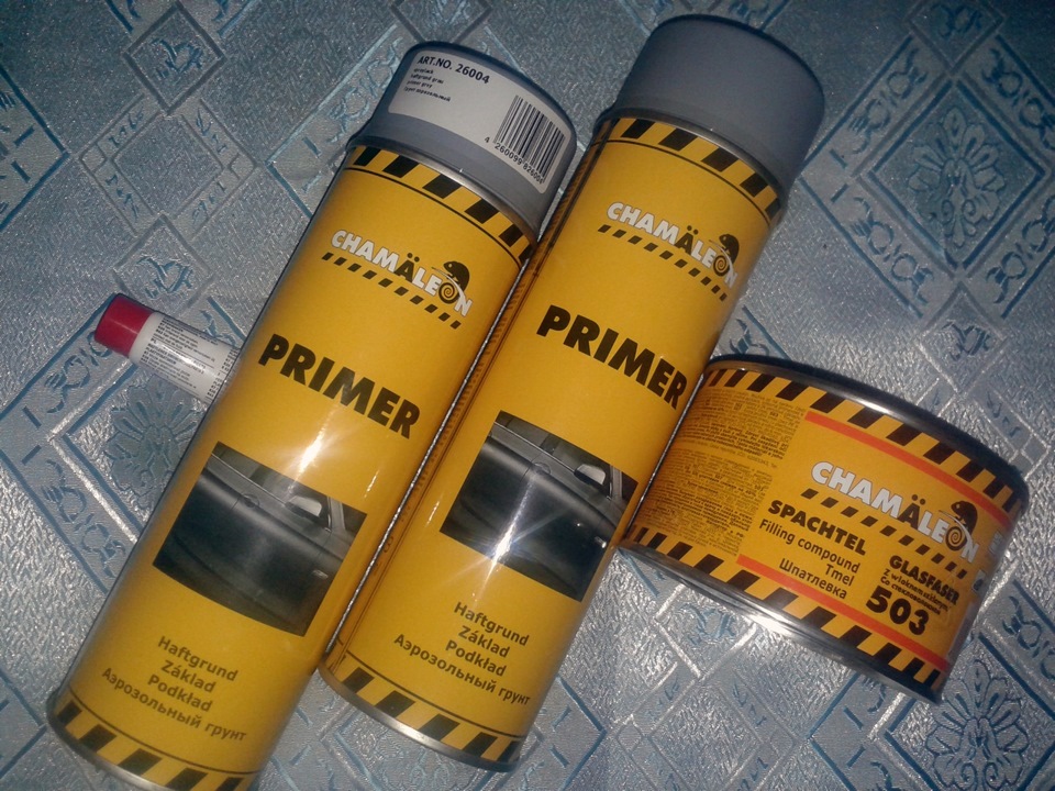 # 10. Грунт, шпатлевка. — Renault 21, 1,7 л, 1992 года | запчасти | DRIVE2