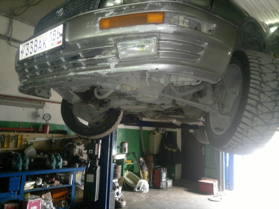 Ремонт рулевой рейки + замена крестовины — Lexus LS (UCF10), 4 л, 1993 ...